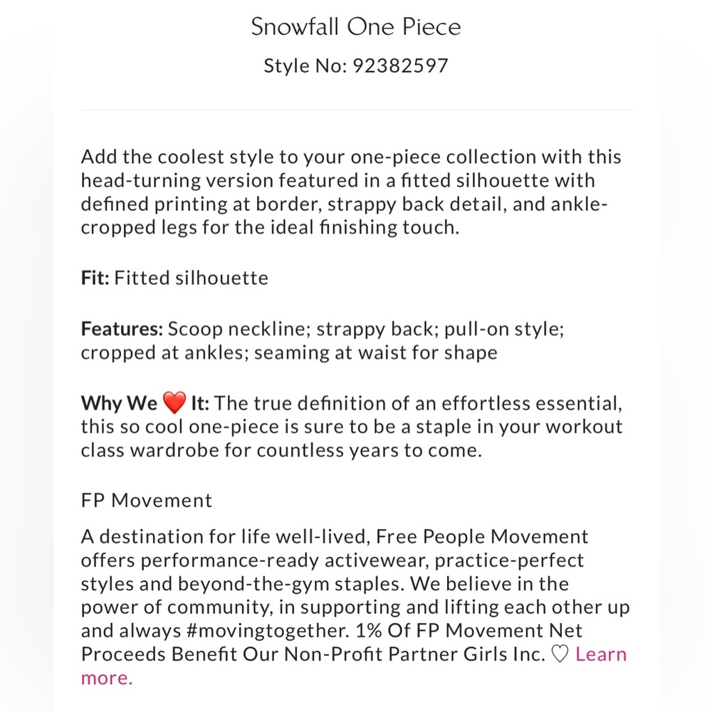FP Movement Snowfall One-Piece - Picture 3 of 6